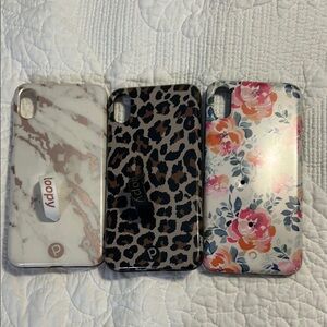 Loopy Case iPhone XS Max Phone Case Set - Marble, Leopard, Floral